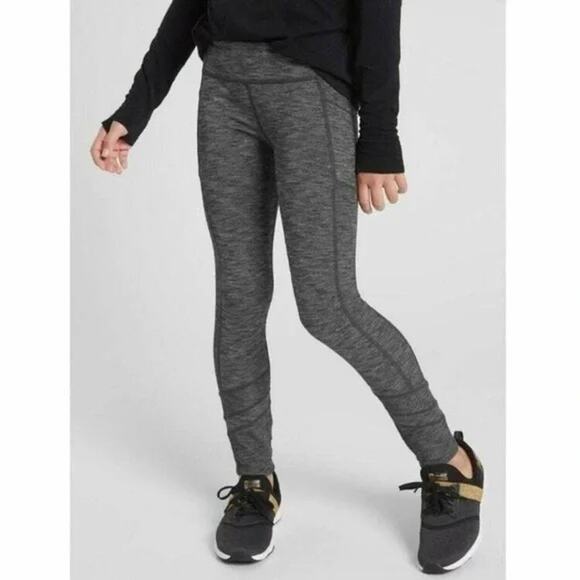 Athleta Other - Athleta Girl Girls Grey Go the Distance Tight Leggings